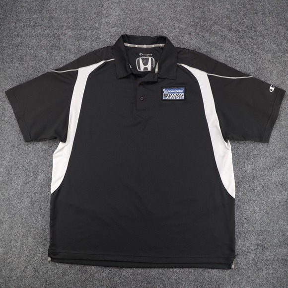 Honda Chip Ganassi Racing Novo Nordisk Champion Mens Polo Shirt Black Large